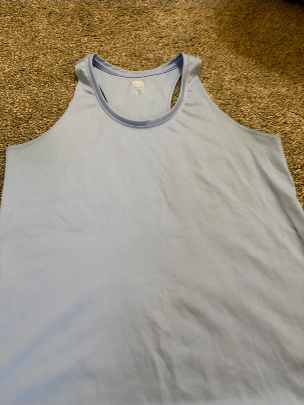 Athletic Works Periwinkle Racerback Tank Top - Picture 3 of 3